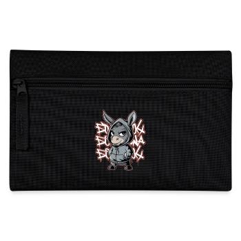 Esel Urban Animal Style Tierliebhaber - Federtasche - Schwarz - Vorne