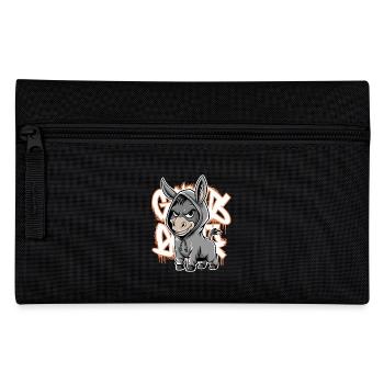 Donkey Urban Animal Style Animal Lover - Pencil Case - black - Front
