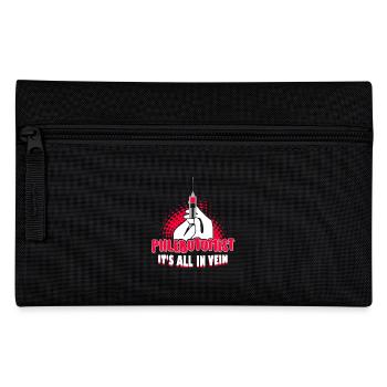 Phlebotomist It's All In Vein - Pencil Case - black - Front