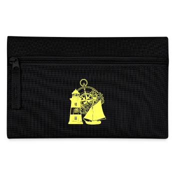 Phare maritime Boussole Voilier Navire - Trousse - noir - Devant