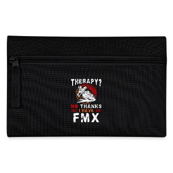 Dirt Biker Riding Therapy? No Thanks I Have Dirt - Federtasche - Schwarz - Vorne
