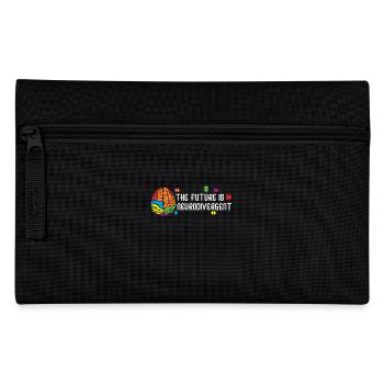 Autism The Future Is Neurodivergent - Pencil Case - black - Front