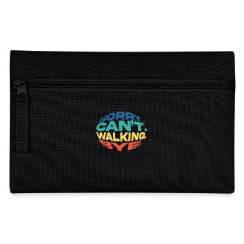 Message coloré : Désolé, je ne peux pas. À pied, au revoir - Trousse - noir - Devant