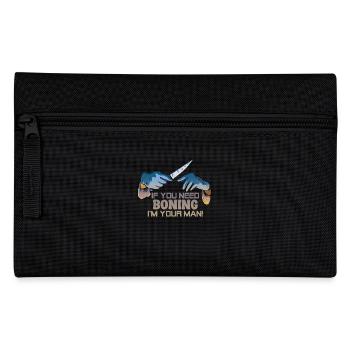 Metzger Koch Küche: If You Need Boning I'm Your - Federtasche - Schwarz - Vorne