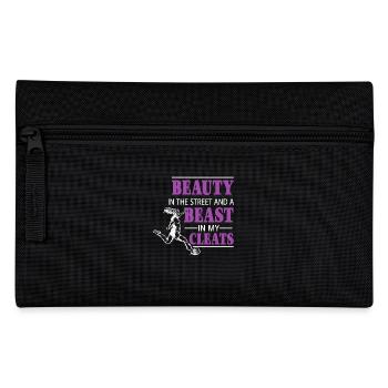 Beauty on the street and a beast in - Pencil Case - black - Front