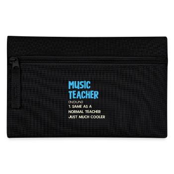 Musiklehrer Definition Cooler Lehrer Idee - Federtasche - Schwarz - Vorne