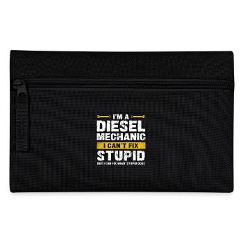 Ich Bin Ein Dieselmechaniker, Kann Nicht Dumm - Federtasche - Schwarz - Vorne