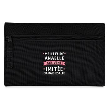 Woman Humor Gift Best Name Anaëlle - Pencil Case - black - Front