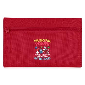 Principal Power Turning Detentions into Intention - Federtasche - Rot - Vorne