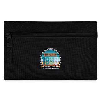 28e anniversaire Décembre 1996 idée Cadeau 28 ans - Trousse - noir - Devant