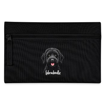 Labradoodle Friendship - Pencil Case - black - Front