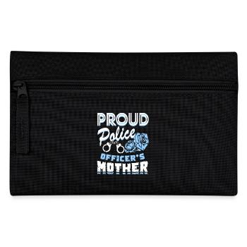 Proud Police Officer's Mother - Pencil Case - black - Front