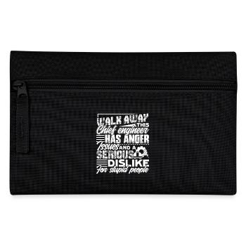 Chief Engineer Has Anger Issues - Pencil Case - black - Front