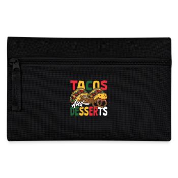 Nachos mexicains, tortillas, tacos et desserts - Trousse - noir - Devant