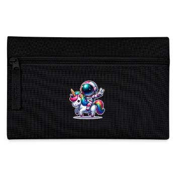 Licorne astronaute - Trousse - noir - Devant