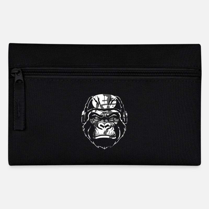 Gorilla Camo Style - Pencil Case - black