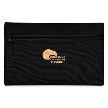 Obsessive Croissant Disorder Breakfast Delight for - Pencil Case - black - Front