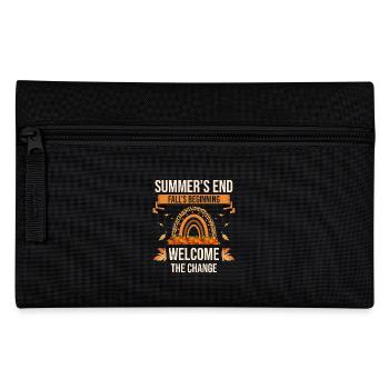 Das Ende Des Sommers Anfang Des Herbstes, Bereit - Federtasche - Schwarz - Vorne