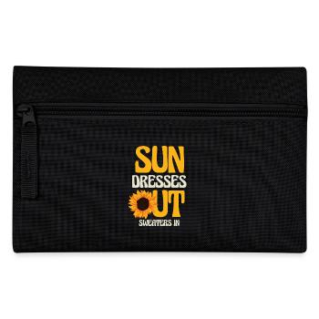 Sundressings Out, Sweater In, Hugging Vintage - Pencil Case - black - Front