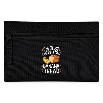 Bananenbrot Spruch Lustiges Bananenbrot Geschenk - Federtasche - Schwarz - Vorne