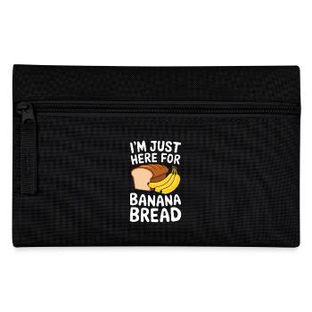 Bananenbrot Spruch Lustiges Bananenbrot Geschenk - Federtasche - Schwarz - Vorne