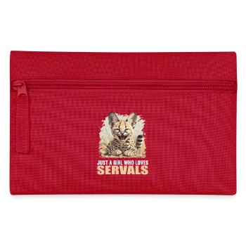 Servale Serval - Federtasche - Rot - Vorne