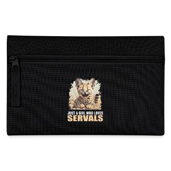 Servale Serval - Federtasche - Schwarz - Vorne