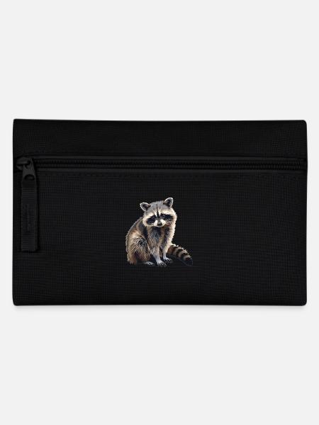 Waschbären Waschbär - Federtasche - Schwarz