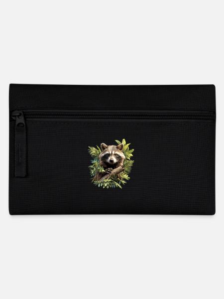 Waschbären Waschbär - Federtasche - Schwarz