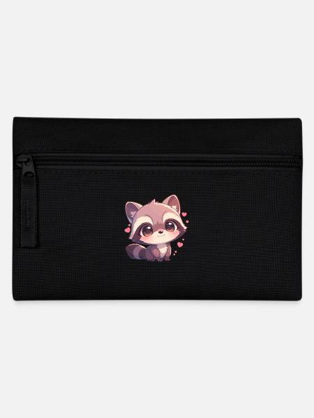 Waschbären Waschbär - Federtasche - Schwarz