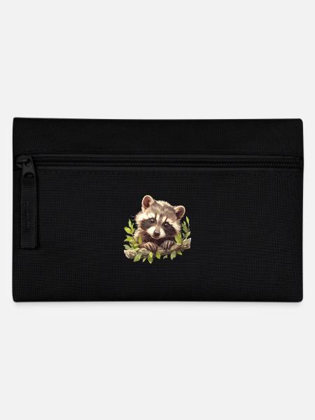 Waschbären Waschbär - Federtasche - Schwarz