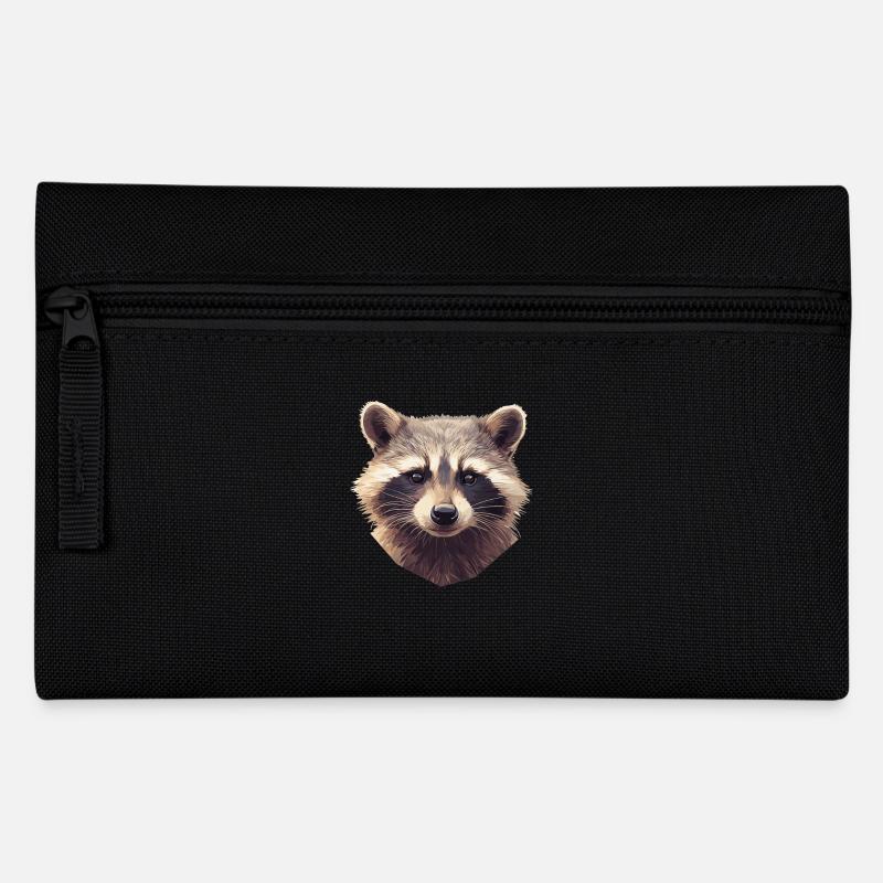 Waschbären Waschbär - Federtasche - Schwarz