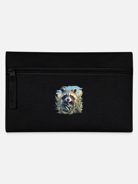 Waschbären Waschbär - Federtasche - Schwarz