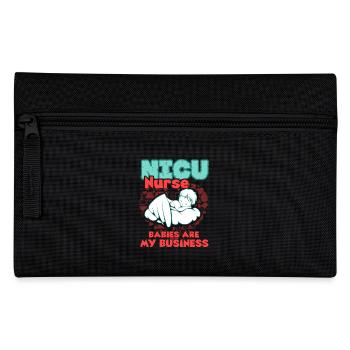 Nicu Nurse Babies Are My Business - Pencil Case - black - Front