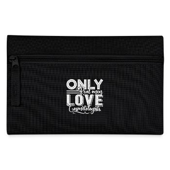 Cosmetologist Real Men Love Cosmetologists - Pencil Case - black - Front