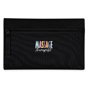 Massage Therapist Bunte Inspiration - Federtasche - Schwarz - Vorne