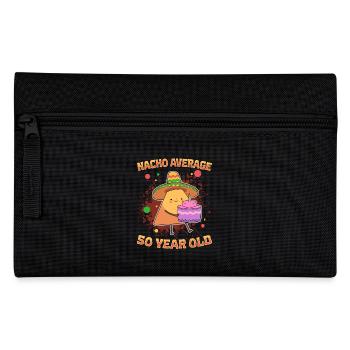 Nacho Aging Humor Nacho Average 50 Years - Pencil Case - black - Front