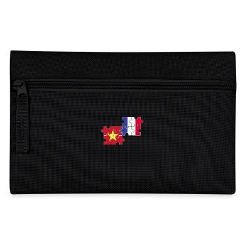 Vietnam Frankreich Flagge Franzose Vietnamese - Federtasche - Schwarz - Vorne