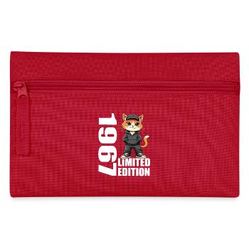 Limited Edition 1967 Geburtstag 1967 Geboren - Federtasche - Rot - Vorne