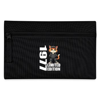 Limited Edition 1977 Birthday Born 1977 - Pencil Case - black - Front