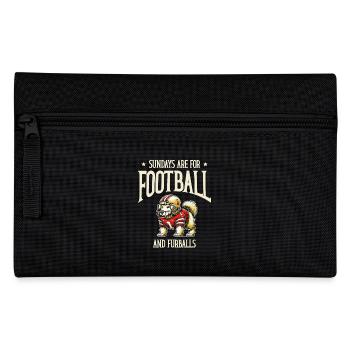 Sundays are for football and furball game day - Pencil Case - black - Front