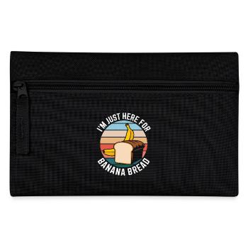 Bananenbrot Spruch Lustiges Bananenbrot Geschenk - Federtasche - Schwarz - Vorne