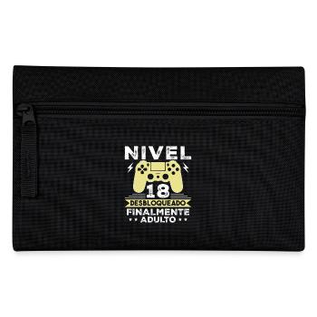 18 Year Old Birthday Gift Boy Mood Girl - Pencil Case - black - Front