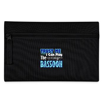 Trust Me I Can Play The Bassoon - Pencil Case - black - Front