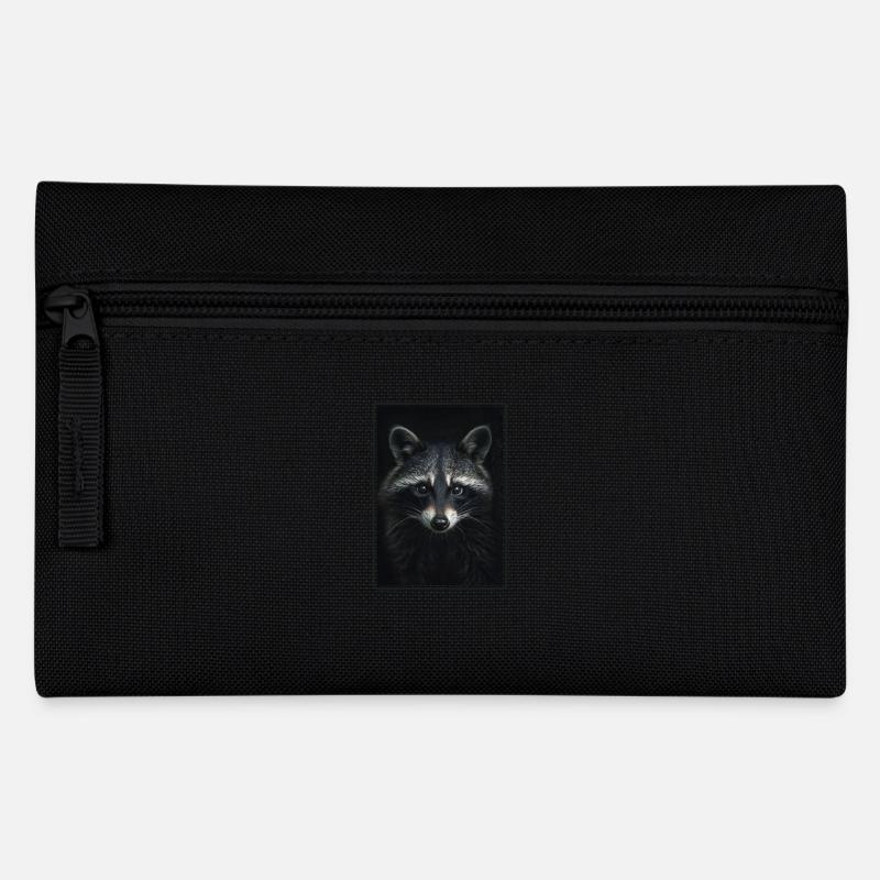 Waschbären Waschbär - Federtasche - Schwarz