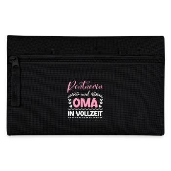 RENTERNERIN UND OMA IN VOLLZEIT Lustiges Omi - Federtasche - Schwarz - Vorne