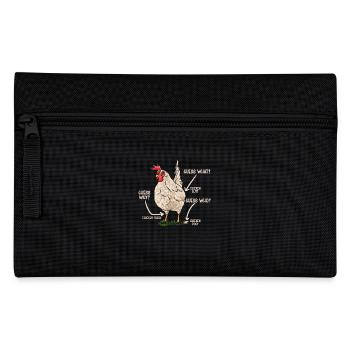 Devine quoi? Humour au poulet pour les amoureux des animaux - Trousse - noir - Devant