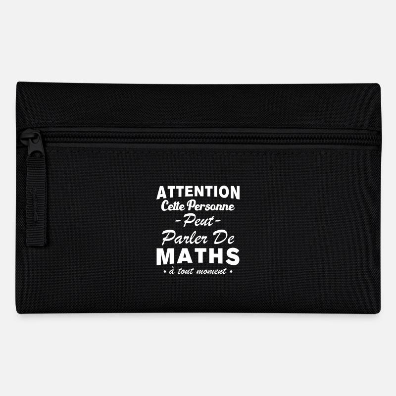 Cette personne peut parler de maths à tout moment - Trousse - noir