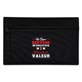 A Super Server does not age as a gift Server - Pencil Case - black - Front