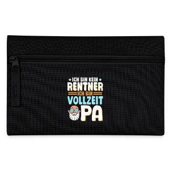 Großpapa Großvater Ich Bin Kein Rentner Ich Bin - Federtasche - Schwarz - Vorne